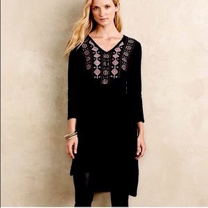 Anthropologie Akemi Kin Embroidered Tunic dress S